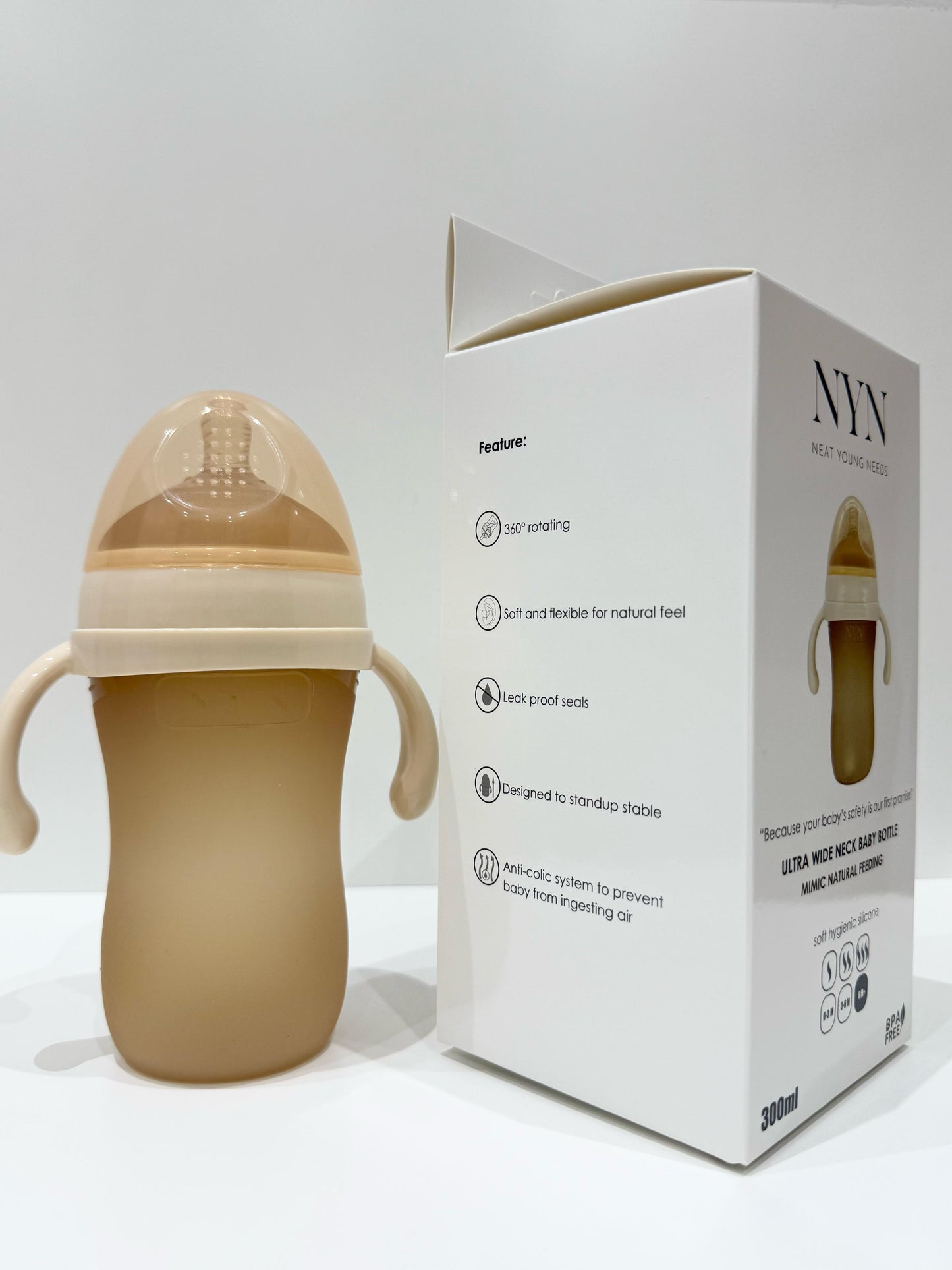 NYN Baby Silicone Bottle 300ML Large