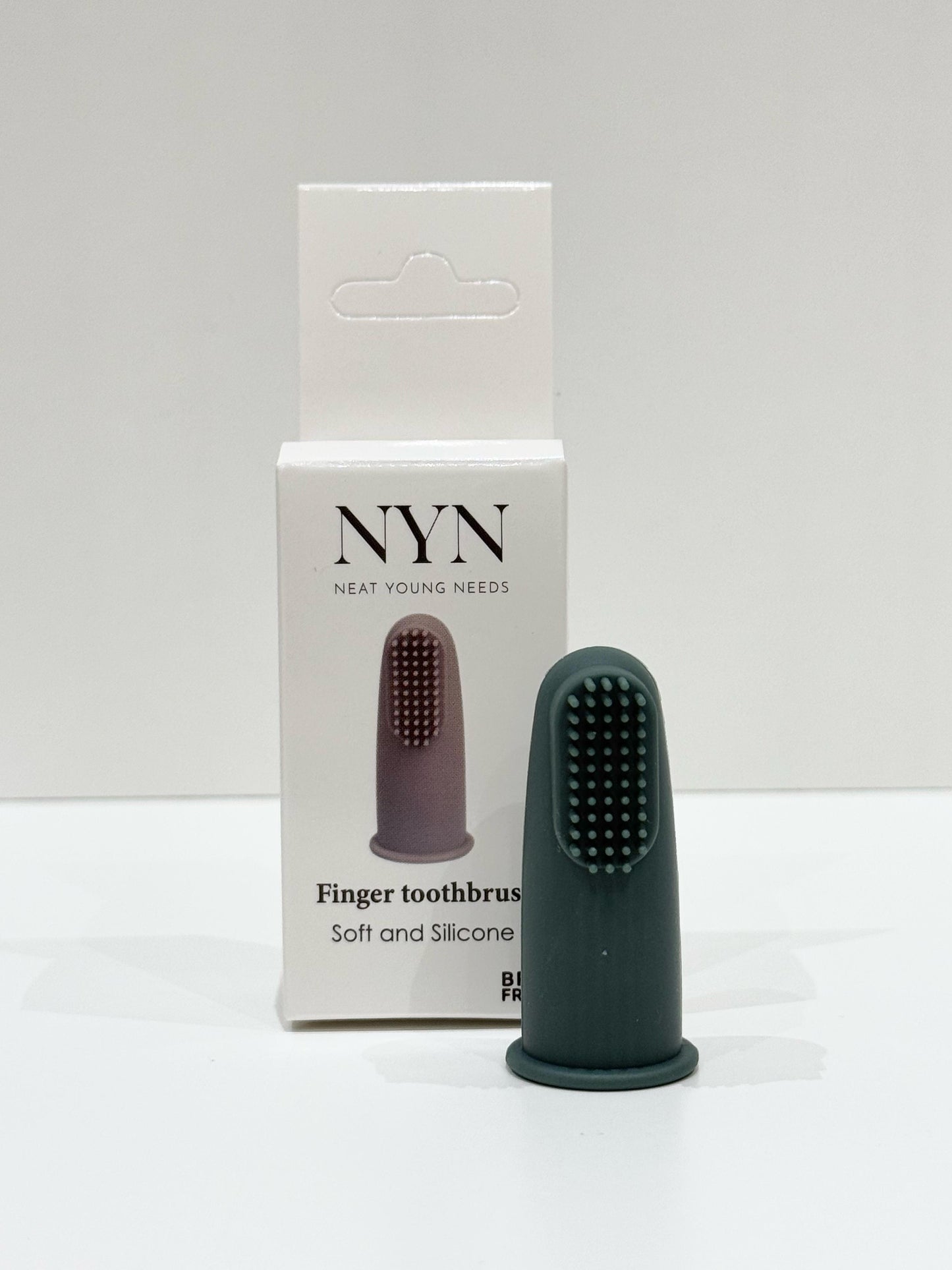 NYN Baby Finger ToothBrush Brown