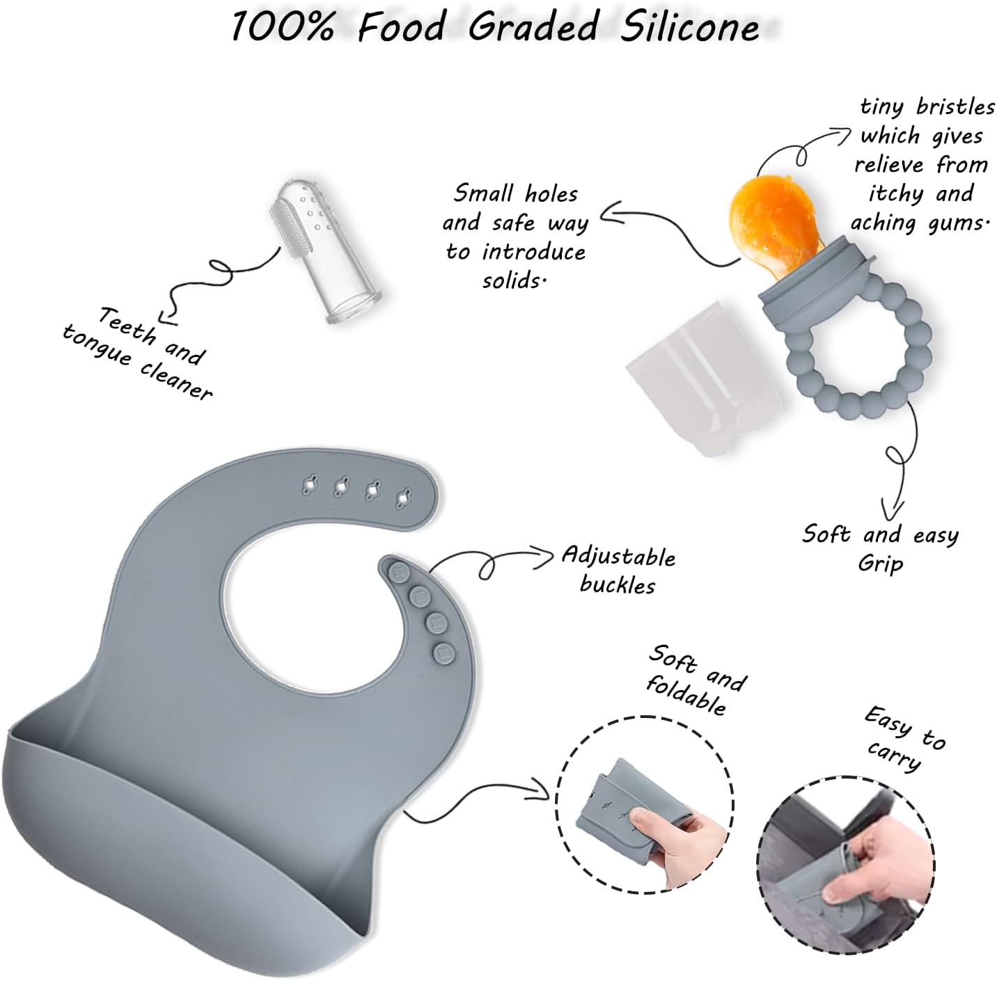 Silicone Baby Feeding Set No.1